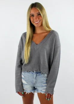 Rock N Rags The Sweet Life Sweater ★ Grey