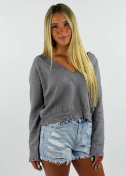 Rock N Rags The Sweet Life Sweater ★ Grey