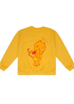 Boys Lie Angry Cupid Crewneck ★ Yellow