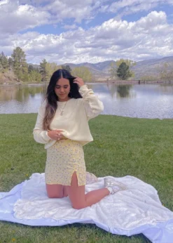 Motel Sunday Funday Skirt ★ Yellow Skirts