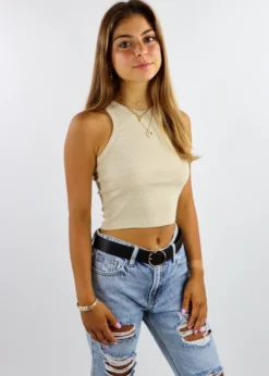 Rock N Rags Shop By Brand Night In Paris Tank ★ Taupe