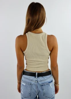 Rock N Rags Shop By Brand Night In Paris Tank ★ Taupe