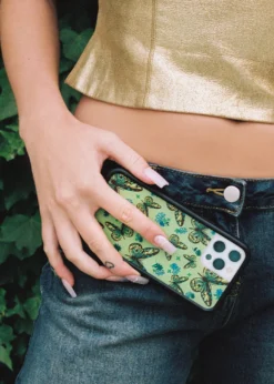 Phone Cases Wildflower Butterfly Sage IPhone Case ★ Sage Green