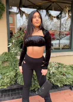 Motel Tops Set Me Free Top ★ Black