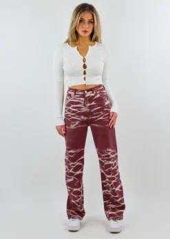 The Kript Bottoms Stuntin' On You Jeans ★ Brown 13 The Kript Bottoms Stuntin' On You Jeans ★ Brown