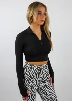 The Kript Track Star Long Sleeve ★ Black Tops