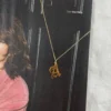 Luxe Group Accessories Old English Initial Necklace ★ Gold