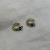 IiShii Designs Anaconda Huggie Earrings ★ Gold & Blue Accessories