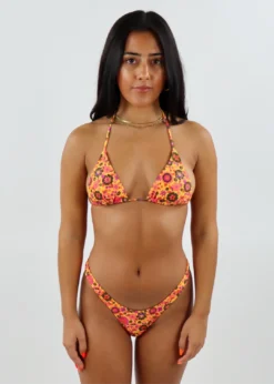 Motel Swim Awaken Bikini Top ★ Orange
