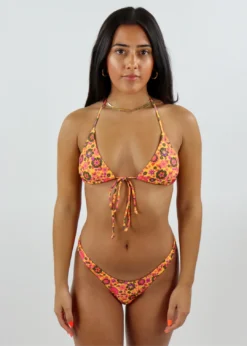 Motel Swim Awaken Bikini Top ★ Orange
