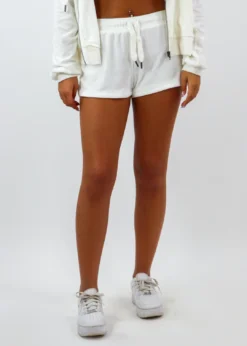 Vintage Havana Newness All On Me Terry Cloth Shorts ★ White