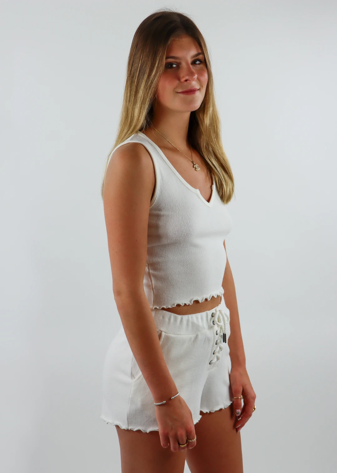 Vintage Havana Tops Time Gone By Tank ★ White 4 Vintage Havana Tops Time Gone By Tank ★ White