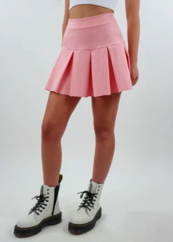 Blue Blush Wish You Would Skater Skirt ★ Pink