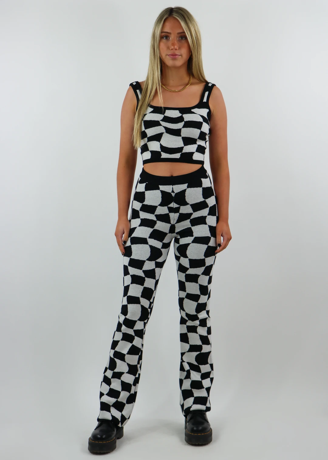 Bailey Rose Wild Side Pants ★ Checkered Bottoms 7 Bailey Rose Wild Side Pants ★ Checkered Bottoms