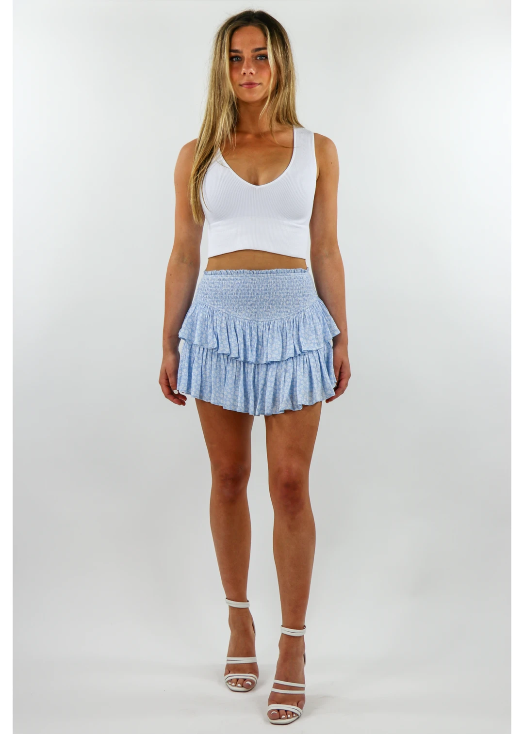 Rock N Rags Sunshine Daydream Skirt ★ Baby Blue Floral 12 Rock N Rags Sunshine Daydream Skirt ★ Baby Blue Floral