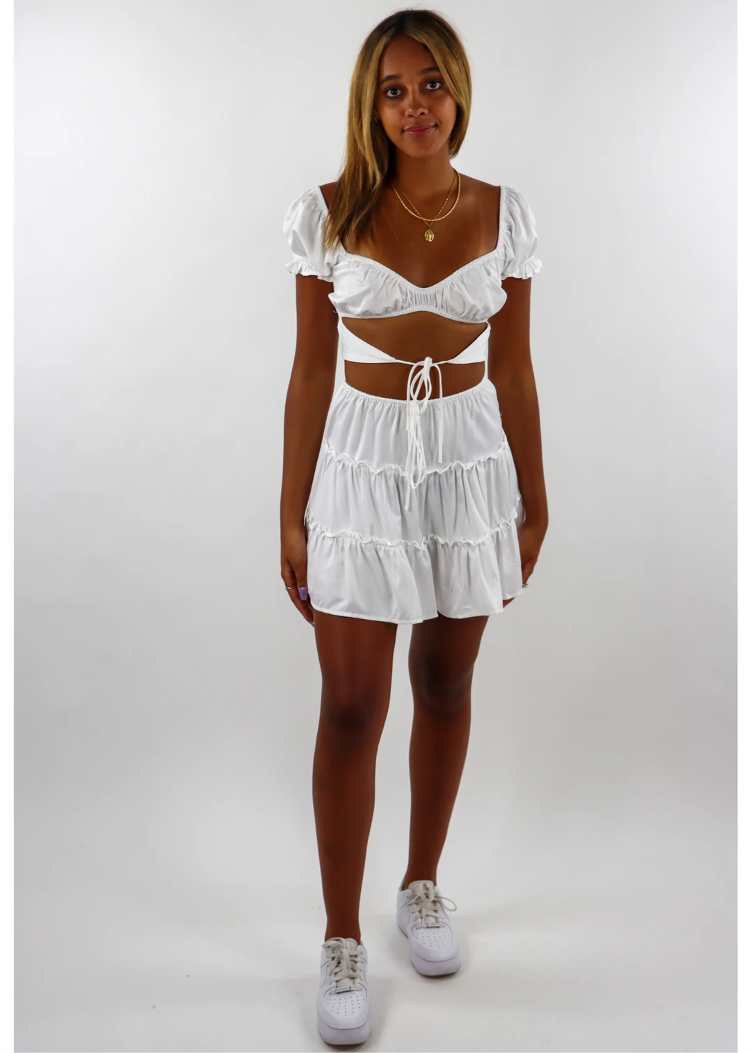 Bailey Rose Bottoms Deja Vu Skirt ★ White 8 Bailey Rose Bottoms Deja Vu Skirt ★ White