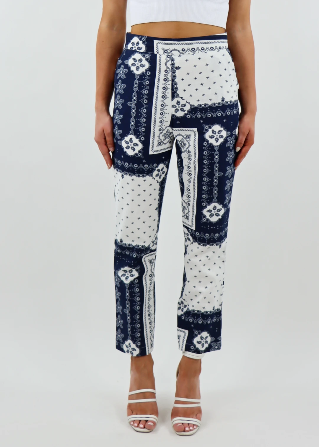 Bailey Rose Old Town Road Pants ★ Navy And White 6 Bailey Rose Old Town Road Pants ★ Navy And White