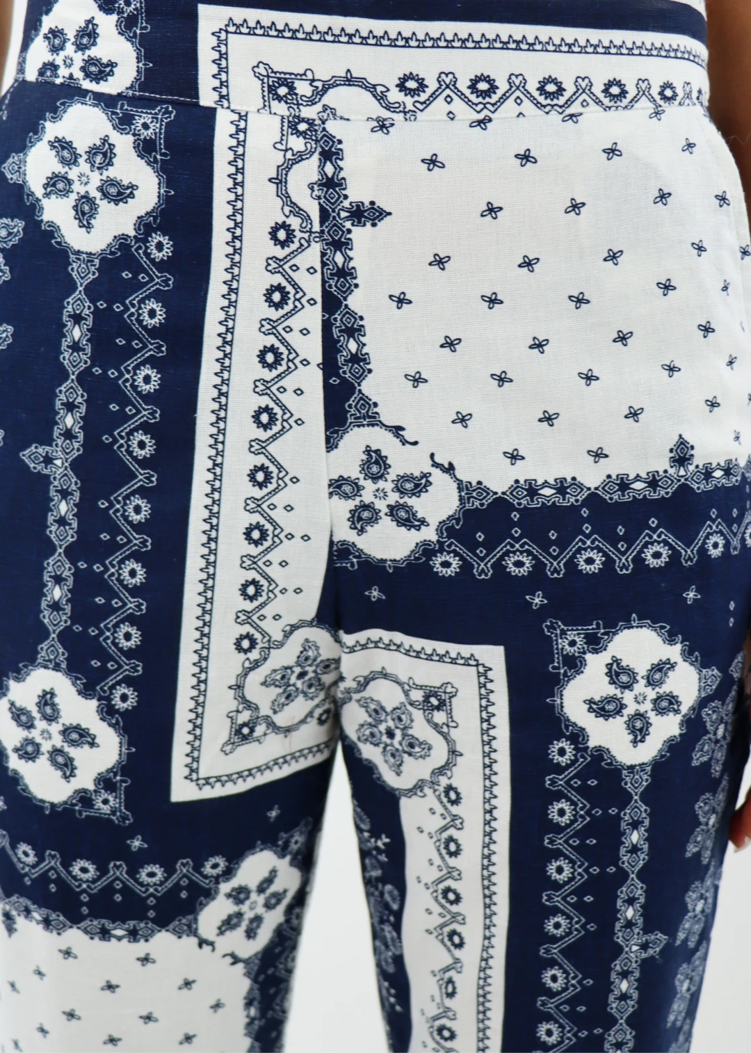 Bailey Rose Old Town Road Pants ★ Navy And White 7 Bailey Rose Old Town Road Pants ★ Navy And White