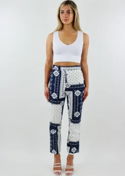 Bailey Rose Old Town Road Pants ★ Navy And White 11 Bailey Rose Old Town Road Pants ★ Navy And White