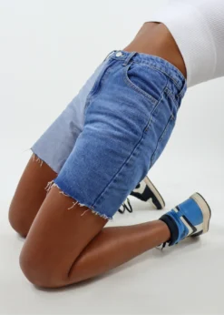 Bailey Rose Malibu Nights Jean Shorts ★ Two Toned