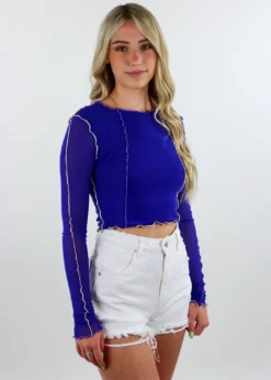 Bailey Rose Still The One Top ★ Cobalt Blue