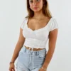 Bailey Rose Somebody To Love Top ★ White 1 Bailey Rose Somebody To Love Top ★ White