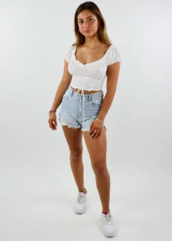 Bailey Rose Somebody To Love Top ★ White