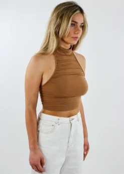 Bailey Rose Plastic Hearts Halter Top ★ Cocoa Tops