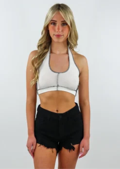 Bailey Rose Tops Best Friend Halter Top ★ White