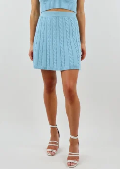 Bailey Rose Bottoms Up All Night Skirt ★ Blue