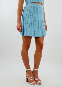 Bailey Rose Bottoms Up All Night Skirt ★ Blue 9 Bailey Rose Bottoms Up All Night Skirt ★ Blue