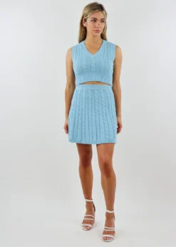 Bailey Rose Bottoms Up All Night Skirt ★ Blue