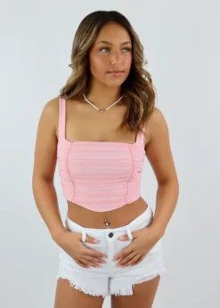 Blue Blush Better Off Tank ★ Pink Newness