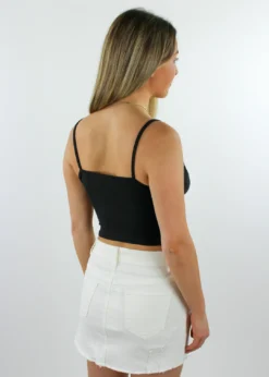 Blue Blush Tops Can We Kiss Forever Top ★ Black