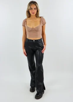 Tic Toc Best Sellers Babygirl Top ★ Camel