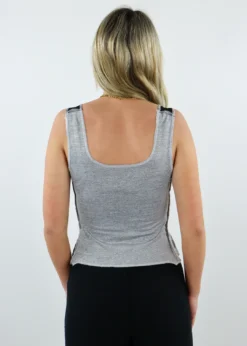 Stevenella Tops Good In Goodbye Tank ★ Grey And Black 8 Stevenella Tops Good In Goodbye Tank ★ Grey And Black