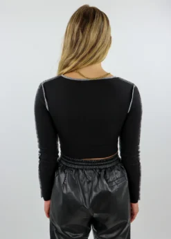 Stevenella Gimme What I Want Long Sleeve Top ★ Black 9 Stevenella Gimme What I Want Long Sleeve Top ★ Black