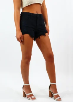 Hidden Jeans Newness Masterpiece Jean Shorts ★ Black