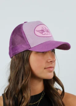 Boys Lie Corduroy Trucker Hat ★ Grape Soda Newness