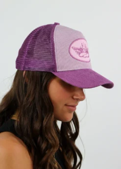 Boys Lie Corduroy Trucker Hat ★ Grape Soda Newness