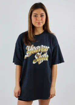 Beginning Boutique 45 Boys Lie Tops Heaven Sighs Tee ★ Black & Gold