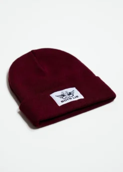 Boys Lie V2 Beanie ★ Burgundy