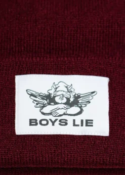 Boys Lie V2 Beanie ★ Burgundy