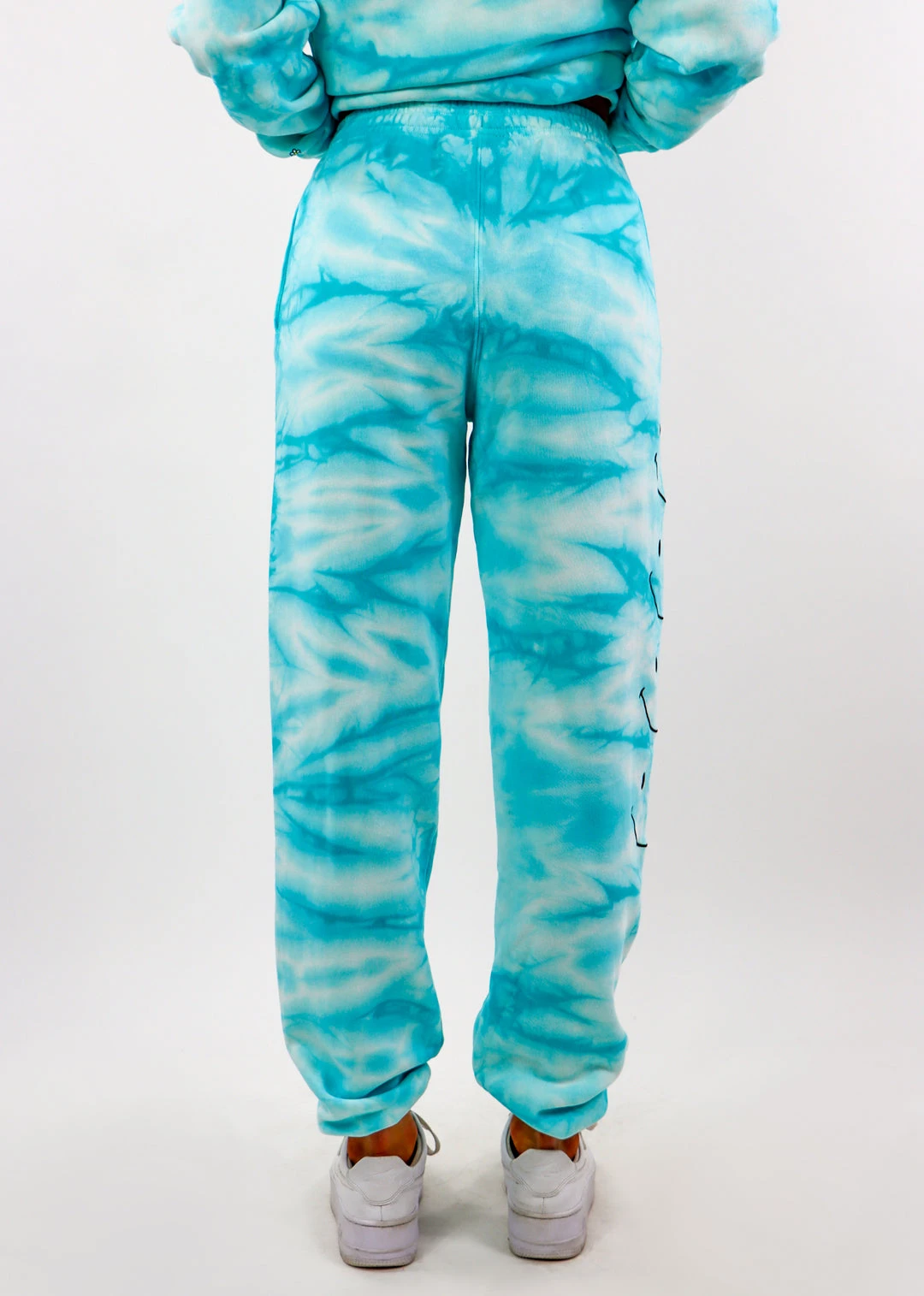 BySamiiRyan By Samii Ryan Smiley Embroidery Joggers ★ Blue Tie Dye Bottoms 5 BySamiiRyan By Samii Ryan Smiley Embroidery Joggers ★ Blue Tie Dye Bottoms