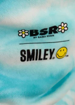 BySamiiRyan By Samii Ryan Smiley Embroidery Joggers ★ Blue Tie Dye Bottoms 10 BySamiiRyan By Samii Ryan Smiley Embroidery Joggers ★ Blue Tie Dye Bottoms