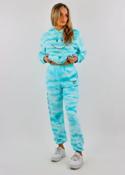 BySamiiRyan By Samii Ryan Smiley Embroidery Joggers ★ Blue Tie Dye Bottoms 11 BySamiiRyan By Samii Ryan Smiley Embroidery Joggers ★ Blue Tie Dye Bottoms