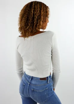 Et Clet Twisted Fantasy Long Sleeve Top ★ White