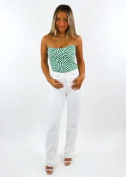 Et Clet Newness Lovesick Corset Top ★ Emerald Green