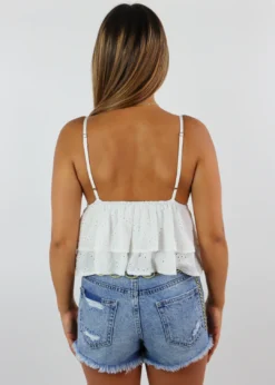 Vintage Havana Take My Hand Tank ★ White