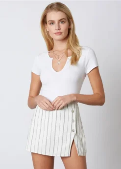 Cotton Candy Bottoms Closer To The Sun Skort ★ White